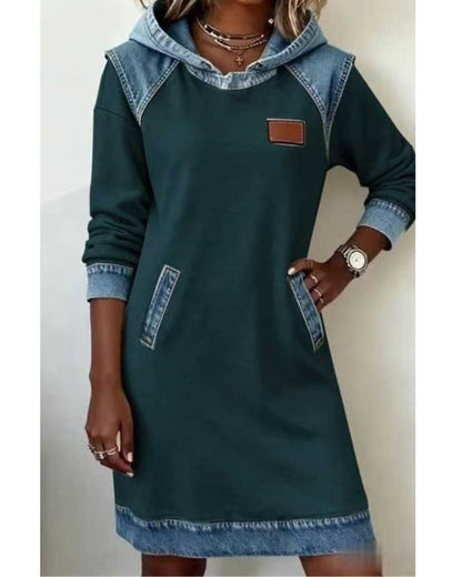 Claire | Robe Sweat en Jean