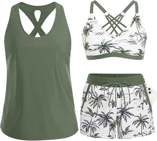 Amy | L'Ensemble de Bain Modulable 3-en-1 Sport Chic