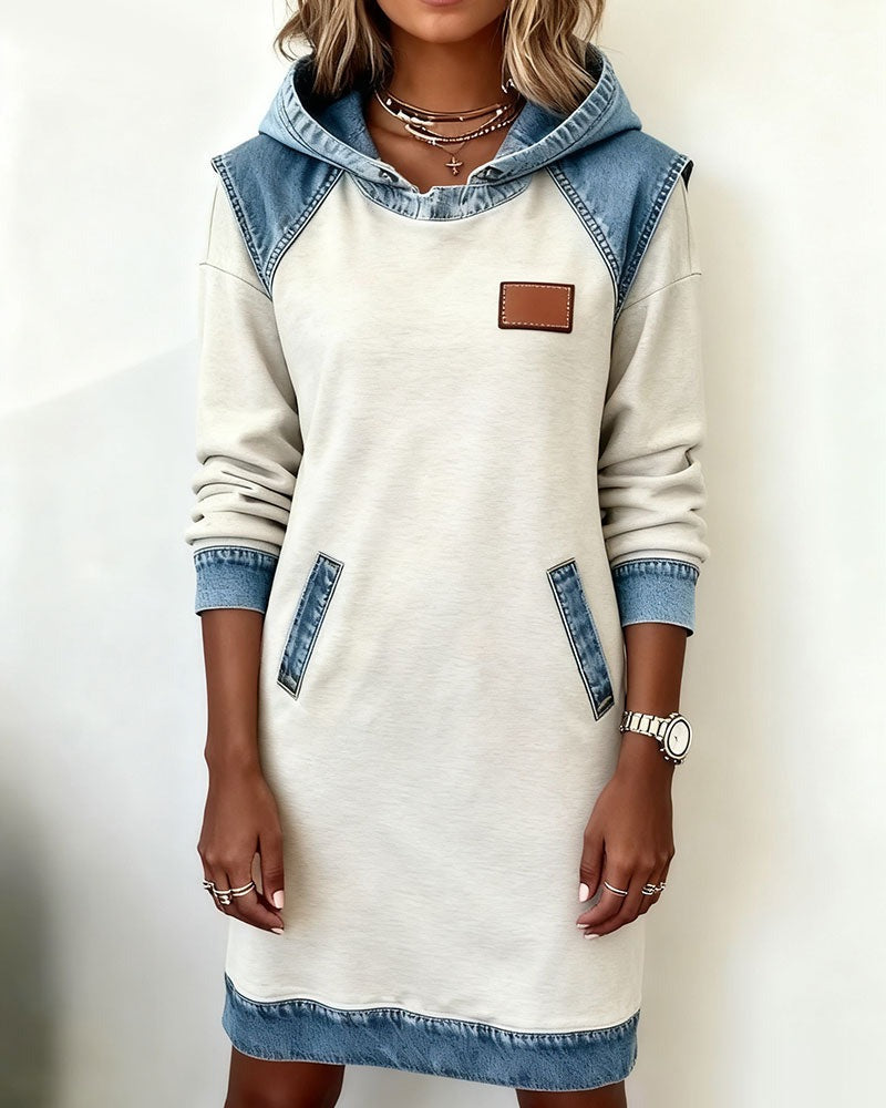Claire | Robe Sweat en Jean