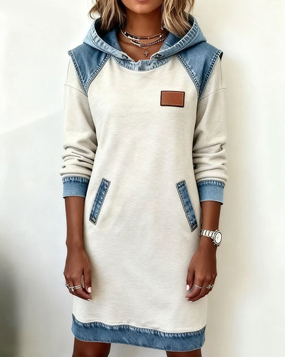 Claire | Robe Sweat en Jean