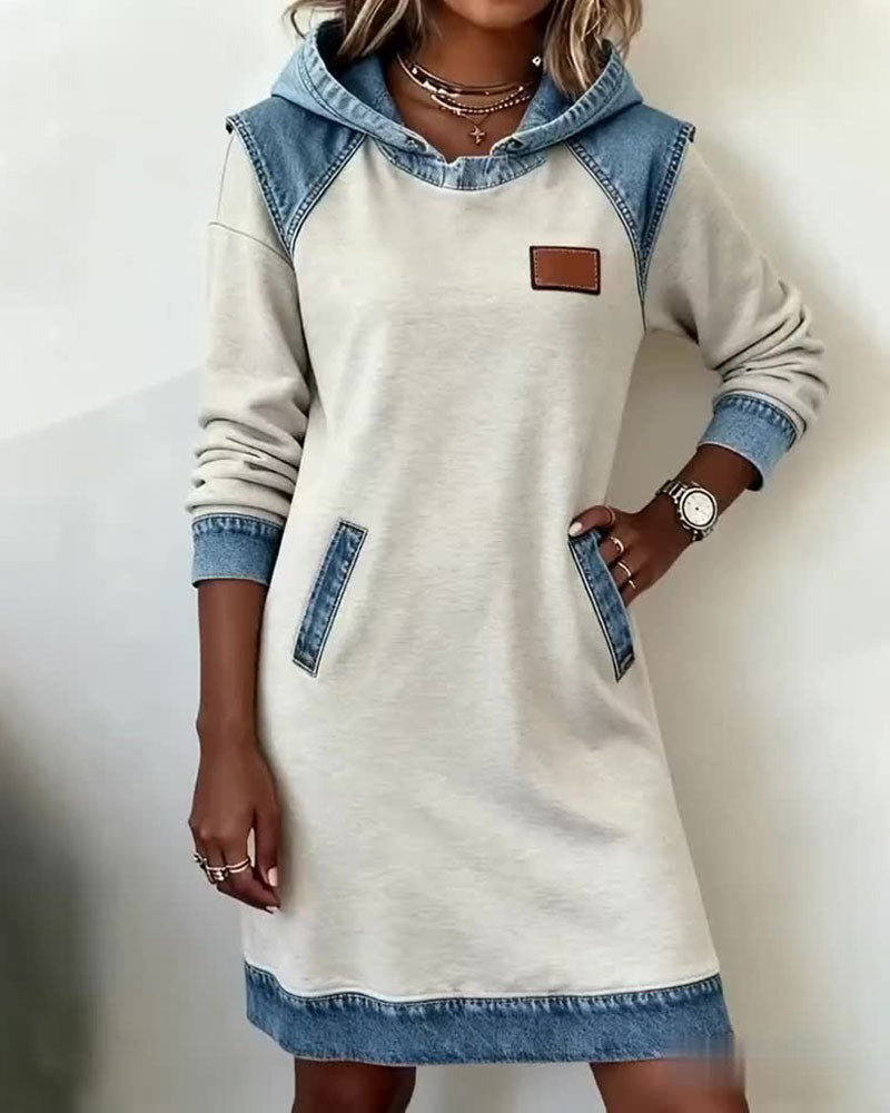 Claire | Robe Sweat en Jean