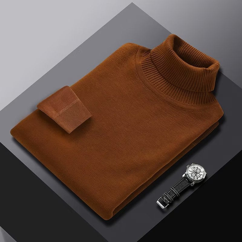 Nathan | Pull Col Roulé en Cachemire